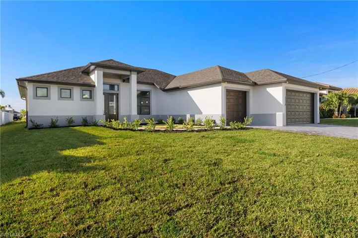 Front Elevation of previously completed home
