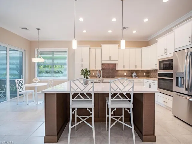 Kitchen and dining nook.