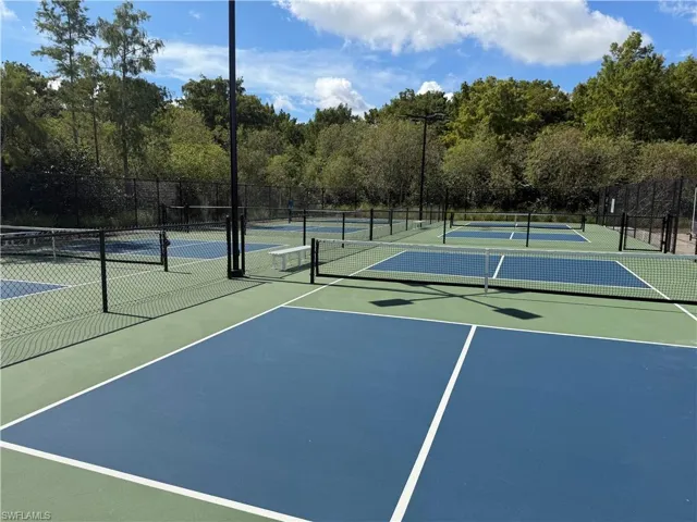 Multiple Pickleball outdoor courts