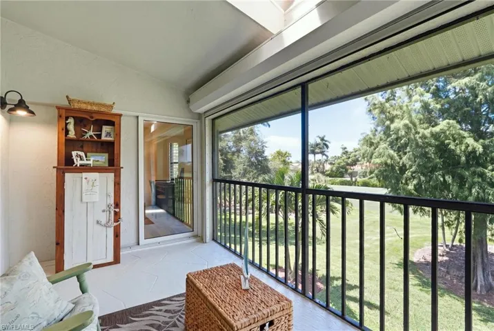 Screened Rear Lanai with golf course view and western exposure