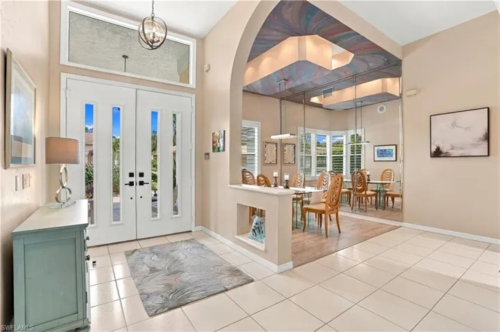 Welcoming entryway.