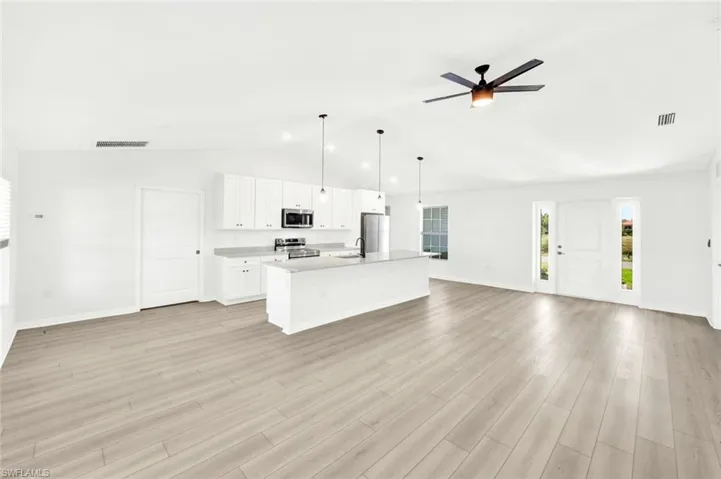 open concept floor plan