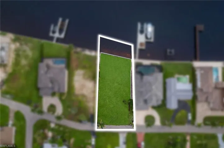 View of aerial view at night