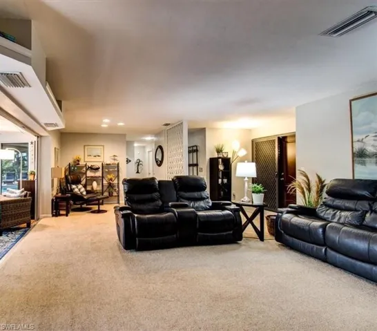 Spacious for great entertaining -- Overlooks pool area to the left