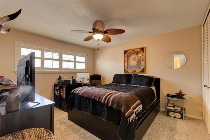 Spacious guest bedroom