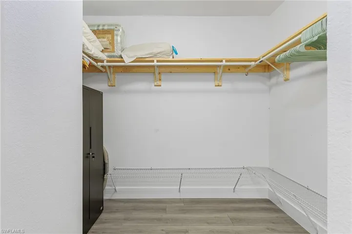 Master walk-in closet