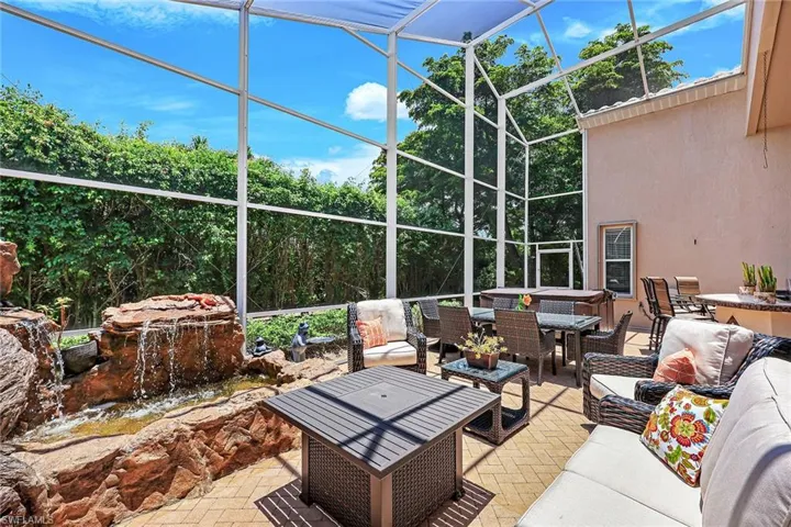 Outdoor sitting area