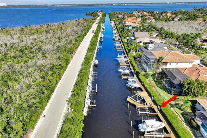 Red arrow pointing to the exact spot and just minutes away forom the open water.