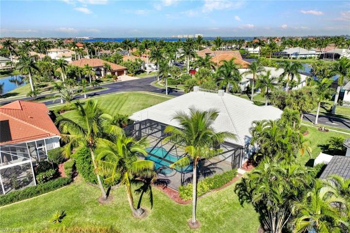 Aerial view of back of the home.