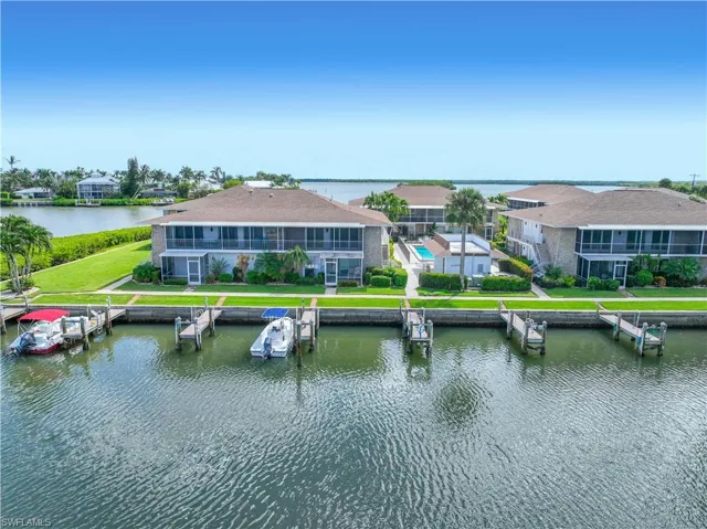 Water view featuring a boat dock
