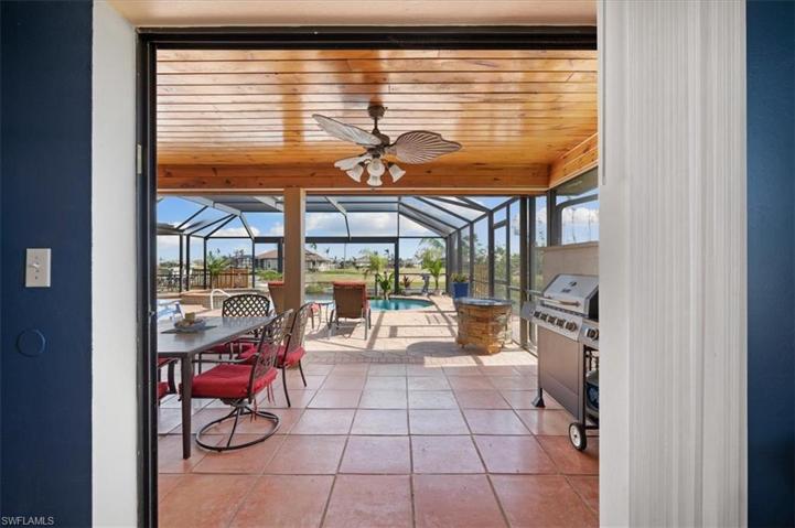 Easy access to pool from master via sliding door and also gives this gorgeous view.