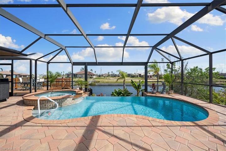 Upscale pool and hot tub located so its in sun year round! Pool has both solar and electric heat.