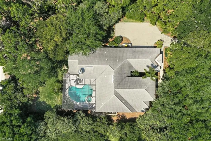 Birdseye View Showcasing the Private Grounds