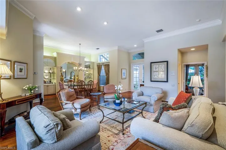 Private Office Entry off Living Room
