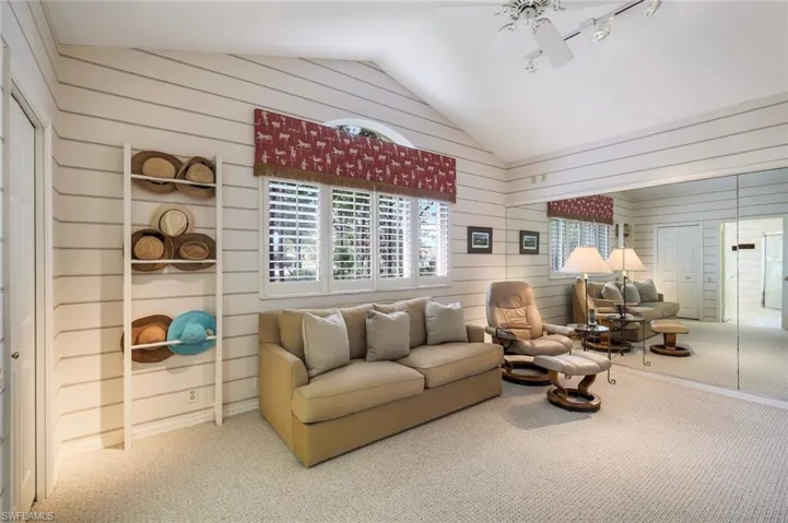 4th BR Suite w. Walk-In Closet Doubles as Media Room