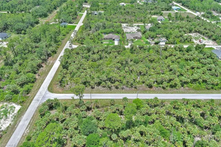 Aerial view of property's location