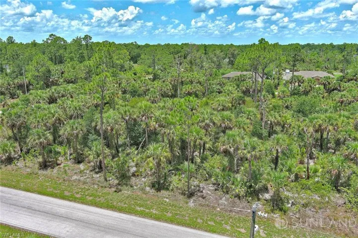 View of wooded area