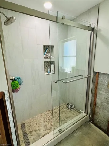 Hall bath shower