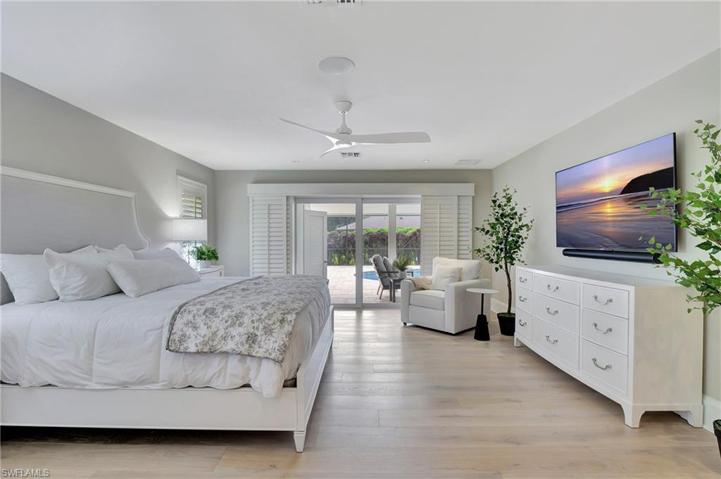 Master Bedroom Suite Leading To Pool Area