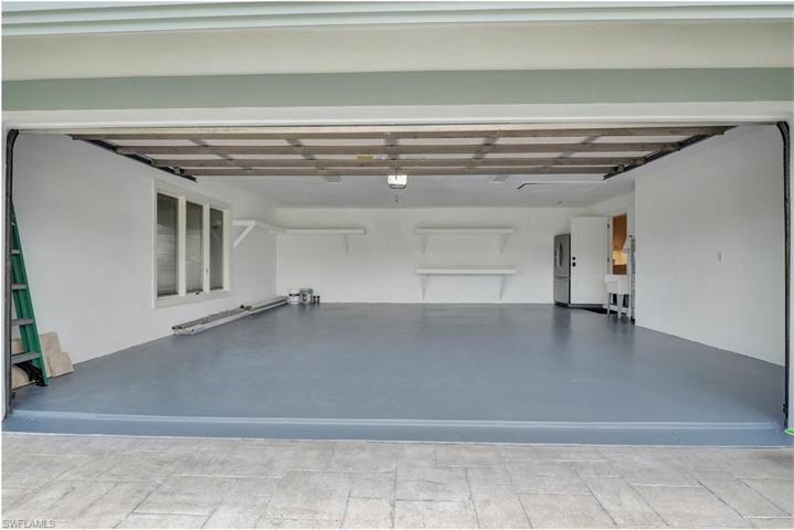 Freshly Painted Oversized Garage