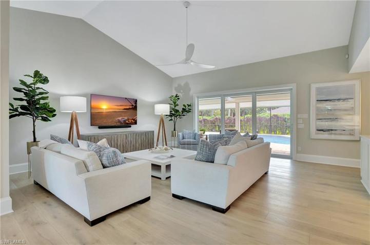 Living Room View Towards Pool Area