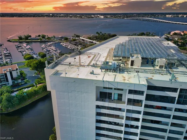 Water view from each balcony