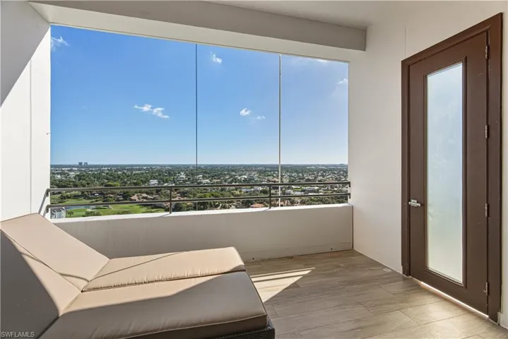 Master bedroom private balcony