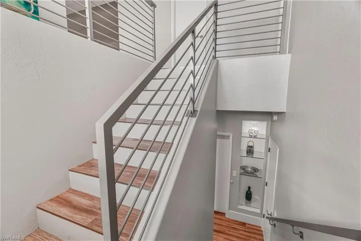 Stairs to the upper level