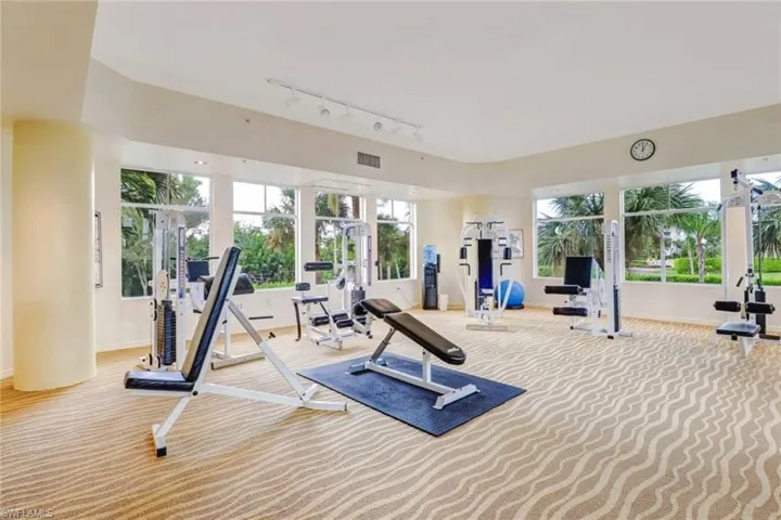 View of exercise room