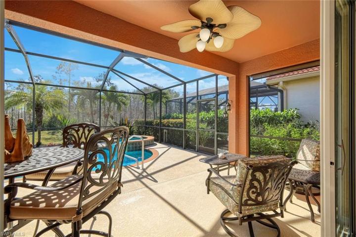 Plenty of covered lanai space.