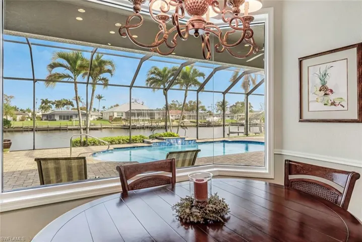 View of pool featuring a water view