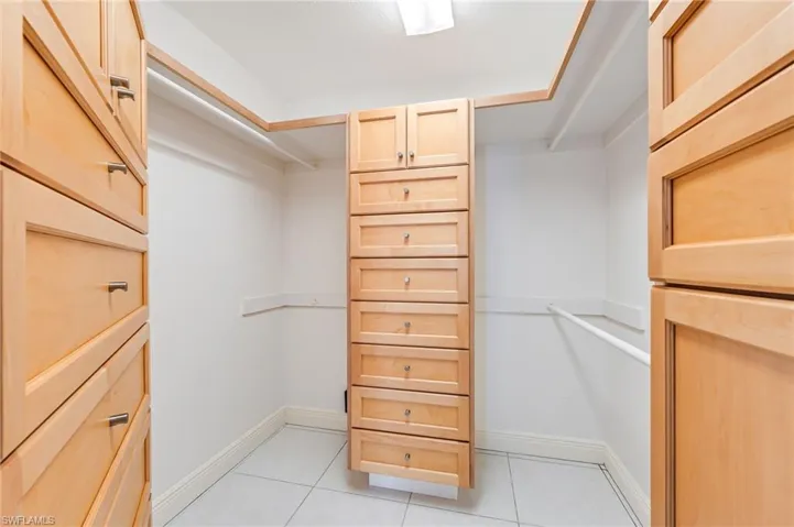 Master closet built-ins