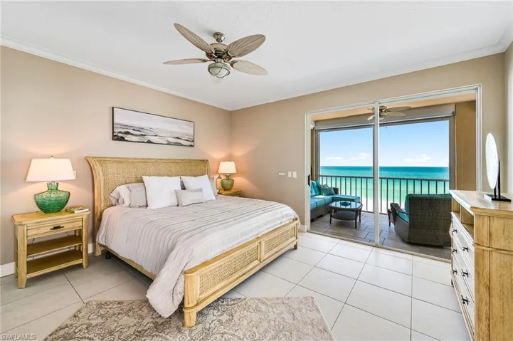 Main bedroom with gulf view