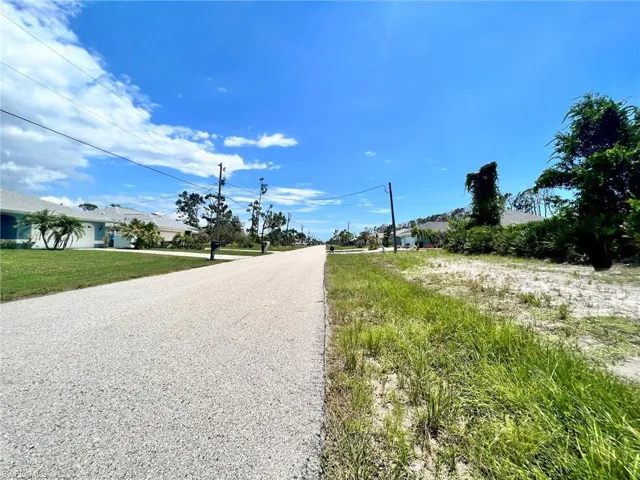 View of asphalt street