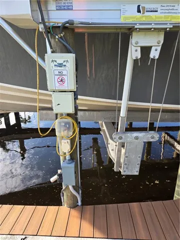 View of dock area