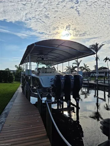 View of dock area
