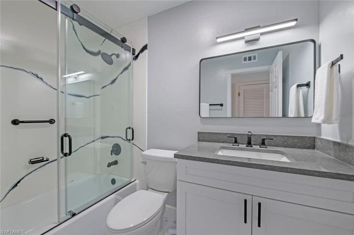 one bathroom