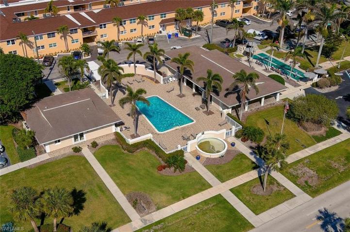 Village Green pool, community clubhouse, grilling area and bocce court