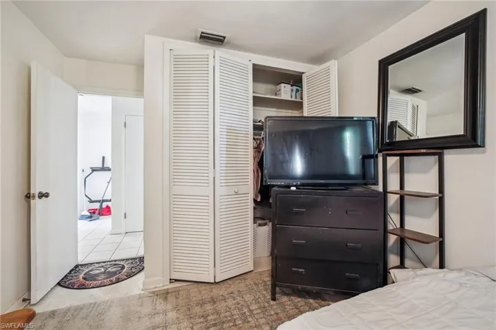 Bedroom with a closet
