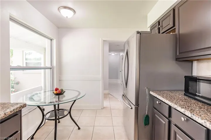 Sun filled Breakfast nook for your morning coffee.