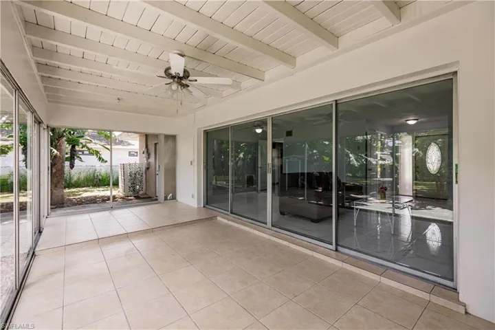 Imagine opening up these sliders and having your morning coffee here! Plenty of room for entertaining!