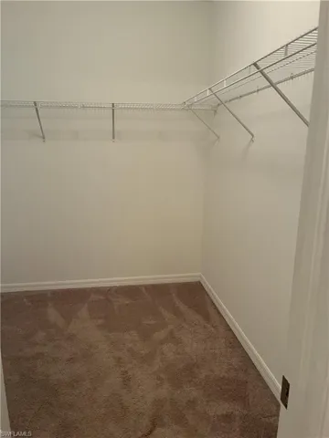 Primary large walk in closet.