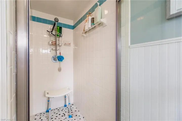 Bathroom with a shower