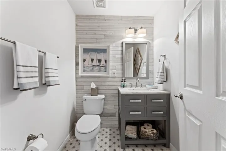 1st floor half bath