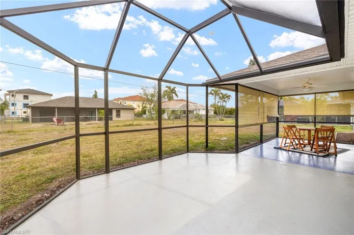 Screened-In Patio with plenty of space for a hot tub