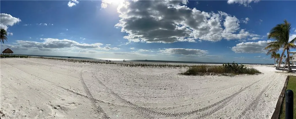 Panoramic beach view.