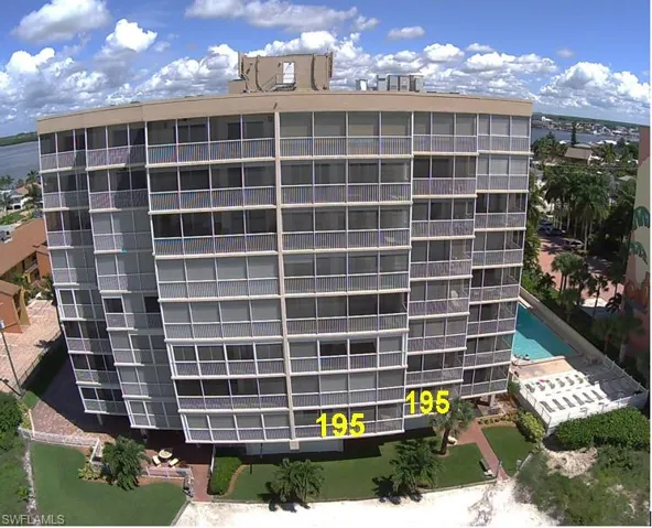 Unit 195 Identified- includes two private balconies.