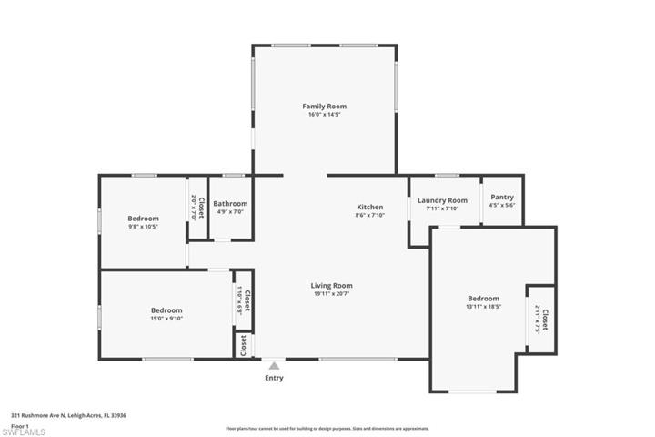 321 Rushmore AVE N, LEHIGH ACRES FL 33936