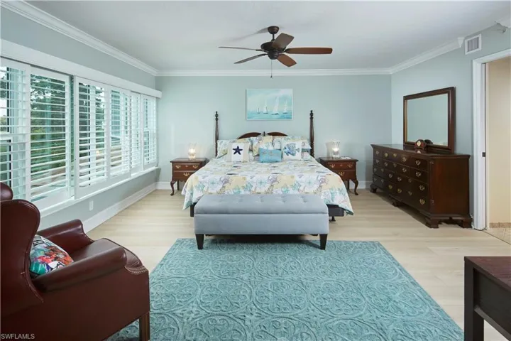 Oh so spacious primary bedroom, just off the great room.
