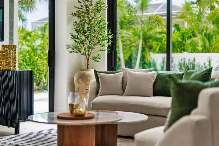 Living room featuring plenty of natural light